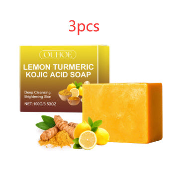 Lemon Turmeric Kojic Acid Soap Face Soap