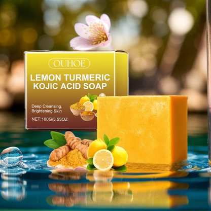 Lemon Turmeric Kojic Acid Soap Face Soap