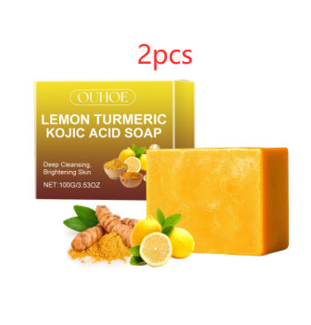 Lemon Turmeric Kojic Acid Soap Face Soap