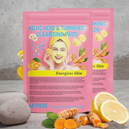 Kojic Acid Turmeric Cleansing Pads